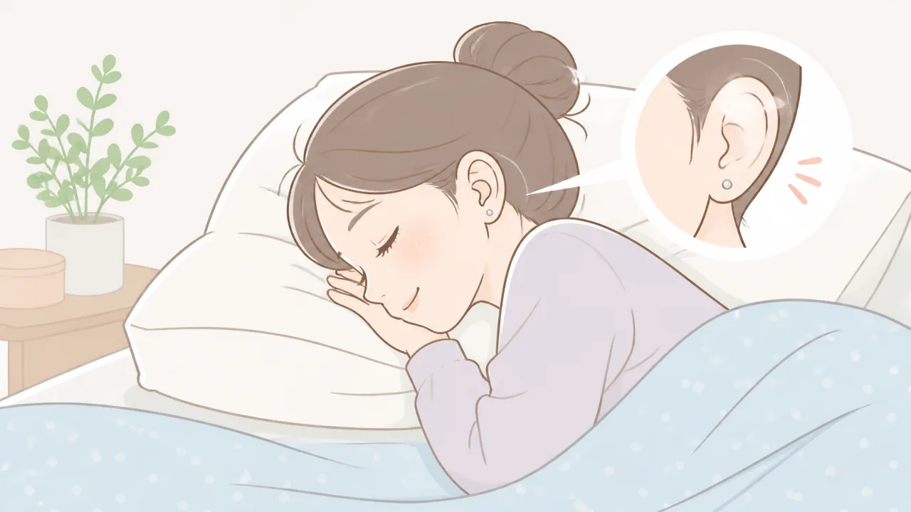 ファーストピアスで寝る時に横向きは大丈夫？負担を減らす寝方のコツ