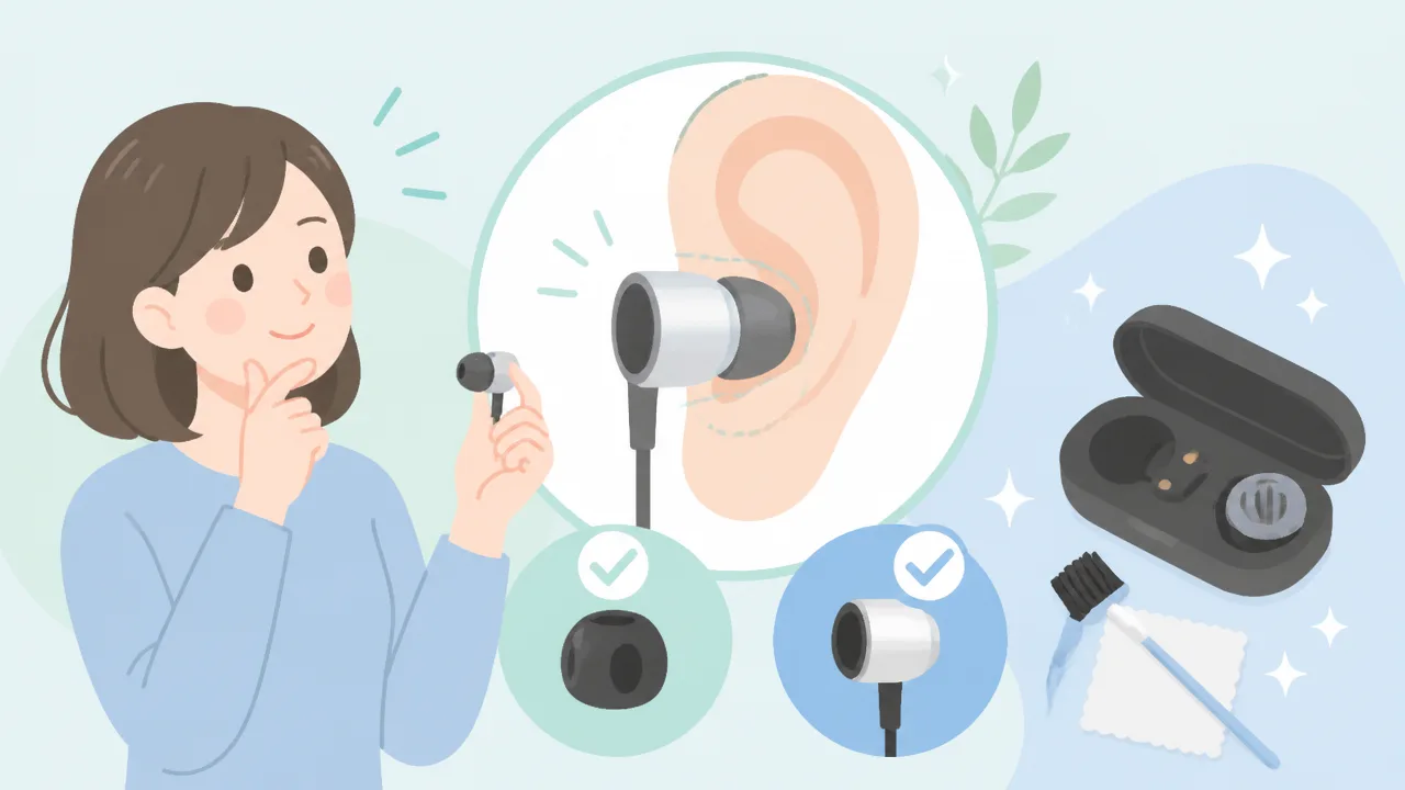 湿性耳垢でもイヤホンは使える?選び方とお手入れのポイント
