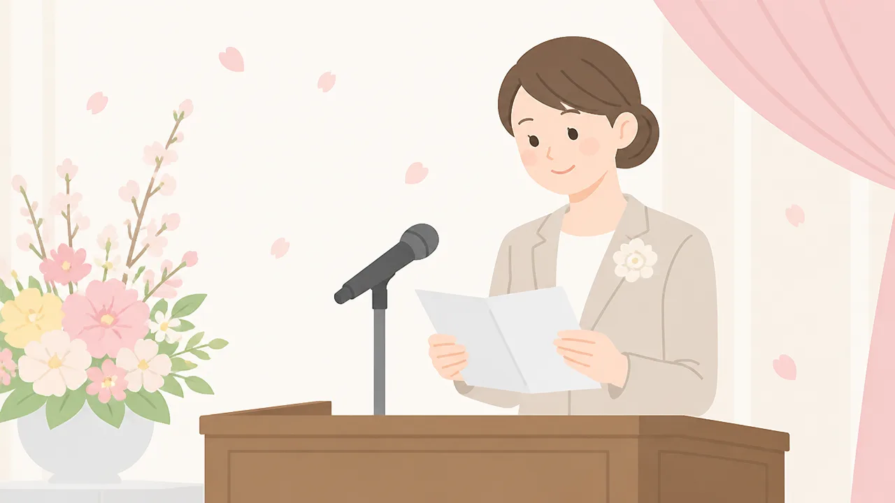 PTA会長の卒業式祝辞マナー|失礼のない構成と例文、話し方の基本