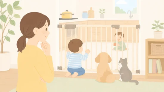 キッチンベビーゲートはいつまで必要?卒業時期の目安と判断ポイント