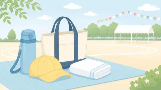 運動会が午前中だけなら持ち物は?親子の必需品と便利グッズ