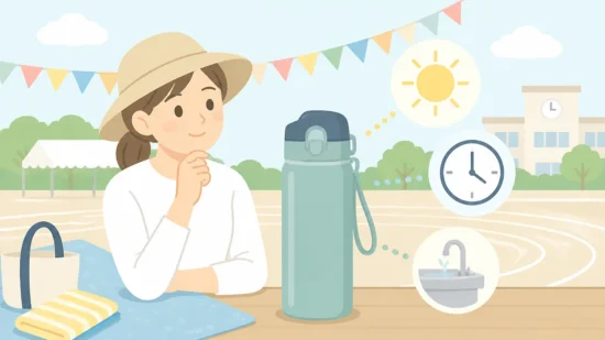 運動会が午前中だけなら持ち物は?親子の必需品と便利グッズ