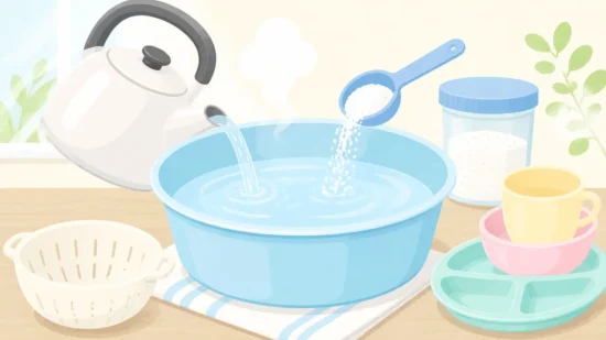 オキシクリーンはプラスチック食器に使える？手順と注意点を解説
