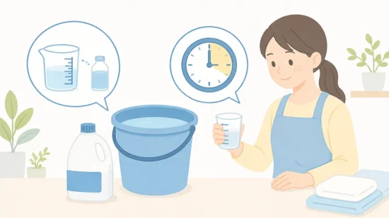 強アルカリの洗剤とは?落としやすい汚れと使い方の注意点を解説
