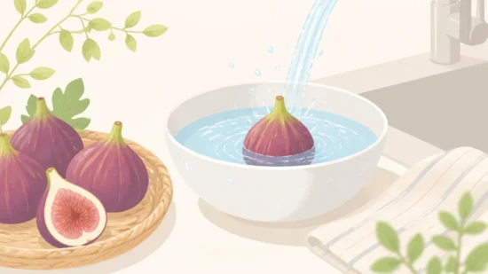 いちじくを皮ごと食べるときの洗い方と下処理のコツ